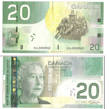 CAD 20 Bills